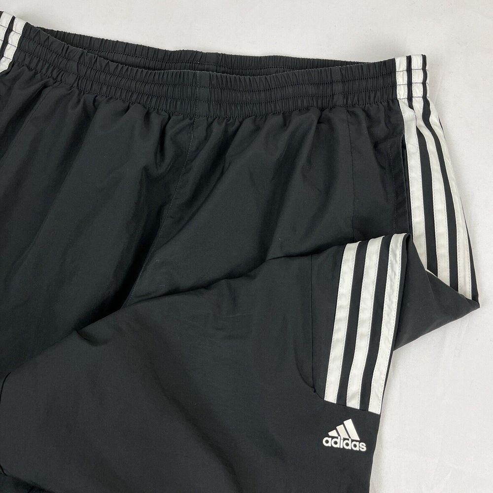 Adidas‎ Mens Track Pants Active 360 Black White Stripe P53404 Size Large